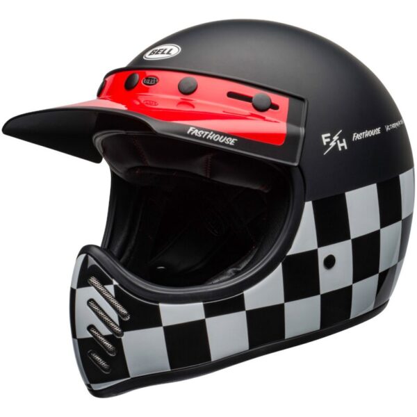 BELL Moto 3 Fasthouse Checkers Helm