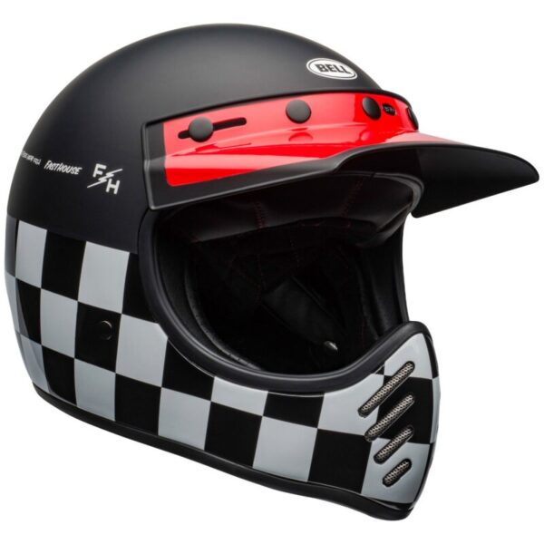 BELL Moto 3 Fasthouse Checkers Helm – Bild 2