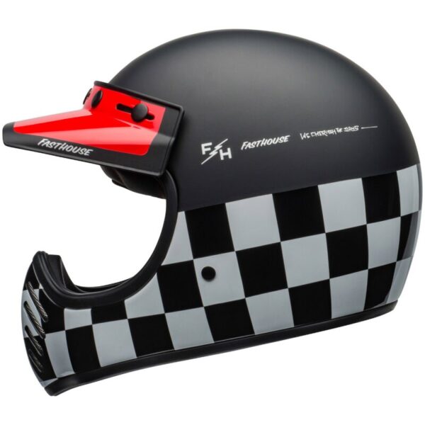 BELL Moto 3 Fasthouse Checkers Helm – Bild 3